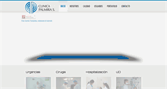 Desktop Screenshot of clinicapalmira.com